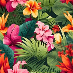 tropical flowers background, tropical flowers wallpaper, tropical prints, tropical wallpaper, tropical print, colorful flower background, tropical banner, tropical flowers, floral vector, tropical bac