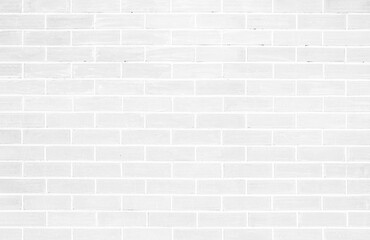 Fototapeta premium Old white brick wall textured backgrounds for design. 