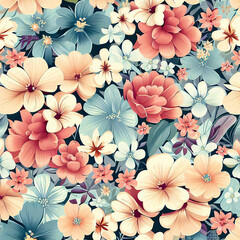 seamless floral pattern Can be used for invitations, greeting, wedding card	
