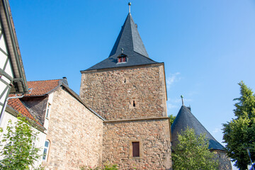 Fototapeta premium big historical gate (Breites Tor) Goslar Lower Saxony (in german Niedersachsen) Germany
