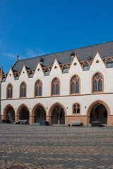Fototapeta premium historical city hall (Rathaus) Goslar Lower Saxony (in german Niedersachsen) Germany