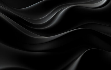 Fototapeta premium Abstract dark background with smooth soft lines