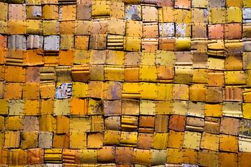 Hand-made recycle puzzle enlarge view