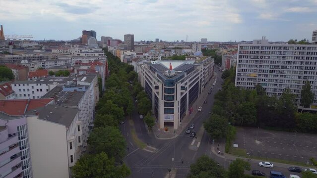 Party Executive Committee spd city Berlin Fantastic aerial top view flight drone
