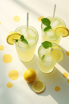 Cold food lemonade summer drink cocktail glass citrus fresh soda refreshing table lemon freshness beverage