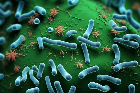 3d rendered illustration of a bacteria