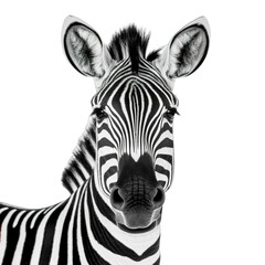 Fototapeta na wymiar Zebra transparent background, png