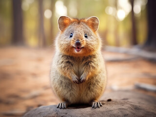 Photo of Quokka: Known as the happiest animal on Earth, these small marsupials are native to Australia