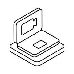 Lock Icon, vector stock illustration.