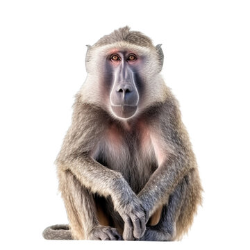 Baboon transparent background, png