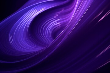 Naklejka na ściany i meble Organic radial pattern of abstract purple background. 3D illustration with concentric scale shapes. Mesmerizing backdrop. Stock image. generative AI
