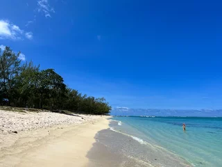 Deurstickers Le Morne, Mauritius Le Morne Beach