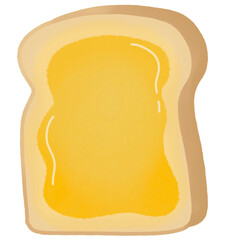 Toast butter