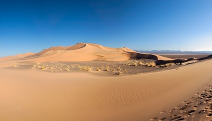 Fototapeta na wymiar sand dunes in the desert - Generative AI