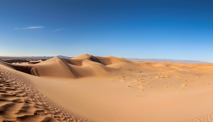 Fototapeta na wymiar sand dunes in the desert- Generative AI