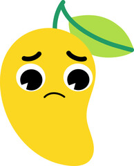 Mango Face Sad