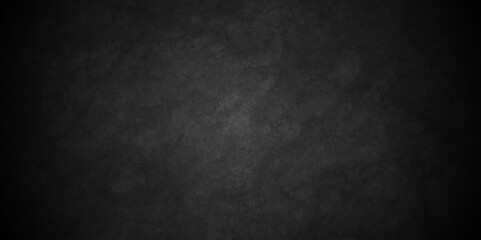 Fototapeta Black texture chalk board and black board background. stone concrete texture grunge backdrop background anthracite panorama. Panorama dark grey black slate background or texture obraz