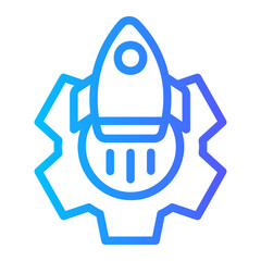 release gradient icon