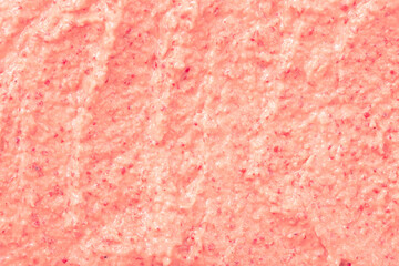 Fruit yogurt ice cream. Smoothies from fresh fruits and berries. Ice cream texture. Delicious sweet dessert close-up as a background.