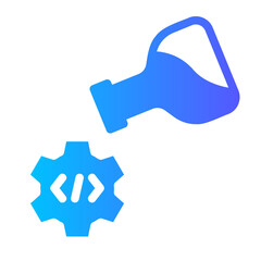 configuration gradient icon