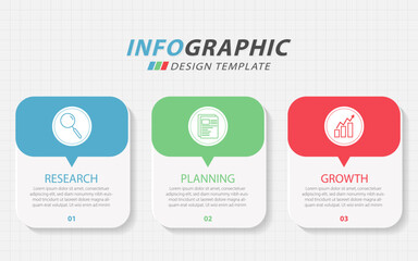 Timeline creator infographic template. 3 Step timeline journey, calendar Flat simple infographics design template. presentation numbers steps. Business concept with 3 options, vector illustration.