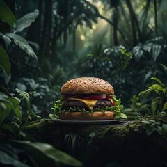 burger in the jungle 