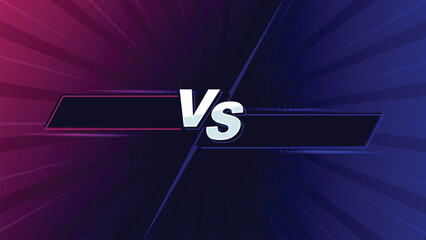 Esports versus screen abstract background vector illustration for video gaming and cyber sport events  in hd resolution © Zoran Milic