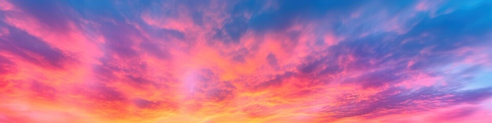 Fototapeta premium Background of colorful sky concept. Beautiful sunset sky. Nature sky backgrounds. Generative AI