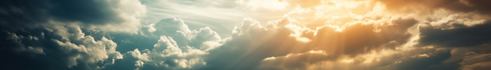 Obraz premium Background of colorful sky concept. Beautiful sunset sky. Nature sky backgrounds. Generative AI