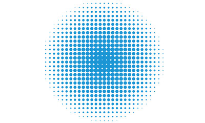 ドット　水玉　アメコミ　スクリーントーン　水色