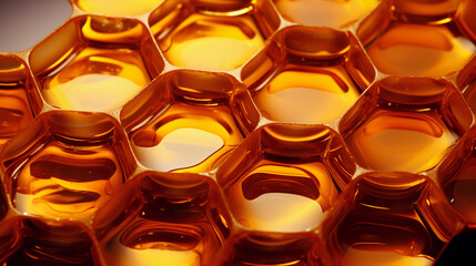 honey texture background, generative ai