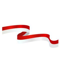 Flag Ribbon Illustration