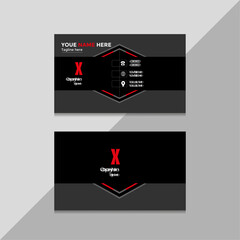 Digital business card template