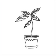 Hand drawn logo element, doodle, drawing, small, minimalistic art, home, decoration element, sticker