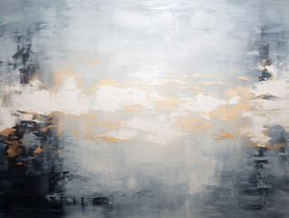 Contemporary Abstract Expression: Gray Textured Art Wall Background with an Intriguing Pattern Generative ai