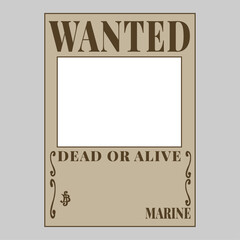 Westerm wanted poster template