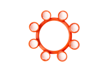 Shot ring for cap gun. 