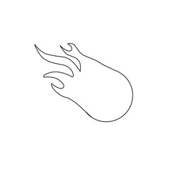 car speed fire emblem outline