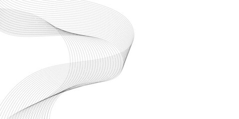 Abstract flowing wave lines particles. Design element for technology, science, modern concept.vector eps 10