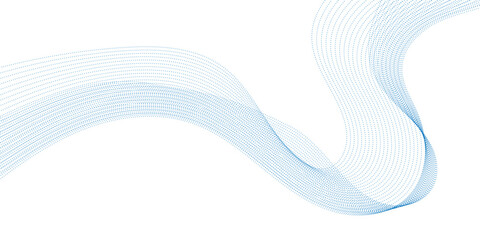 Abstract flowing wave lines particles. Design element for technology, science, modern concept.vector eps 10