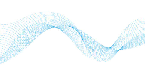 Abstract flowing wave lines particles. Design element for technology, science, modern concept.vector eps 10