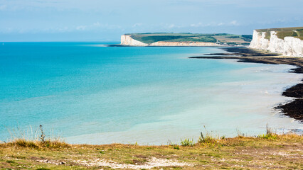Seven Sisters and Beachy Head near Eastbourne in East Sussex, England