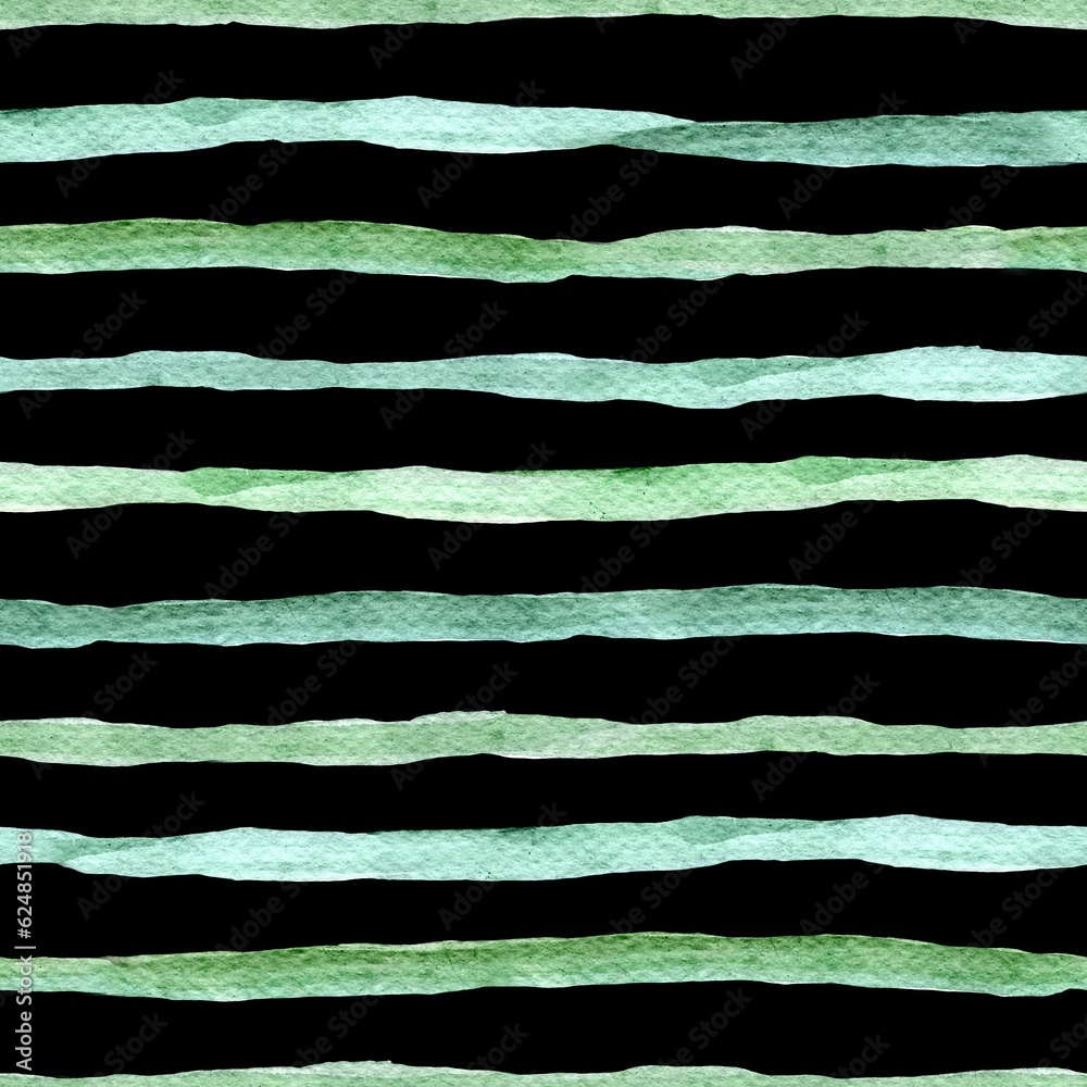 Sticker watercolor abstract lines seamless pattern background