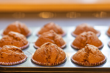 Fresh home made banana cup cake