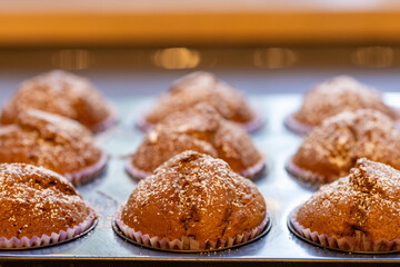 Fresh home made banana cup cake