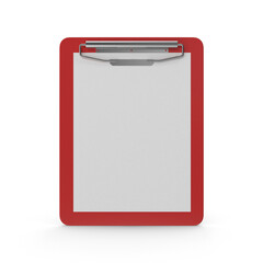 Red Medical Notepad