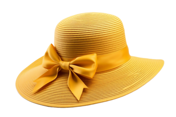 straw hat isolated on white background