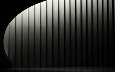 Obraz premium A simply concrete wall and floor as background.