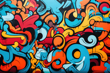 Obraz premium art on wall background