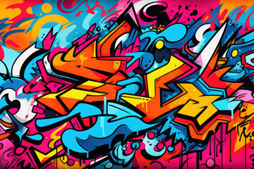 Obraz premium art on wall background